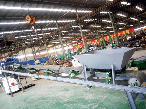 Wood pellet production line