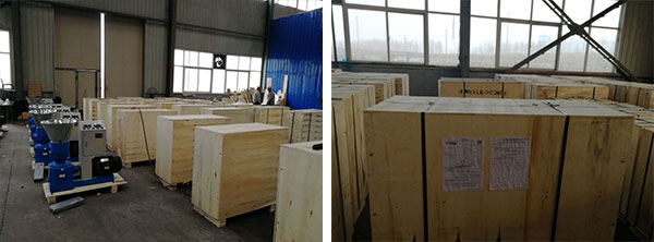 Packing of GEMCO biofuel pellet machine