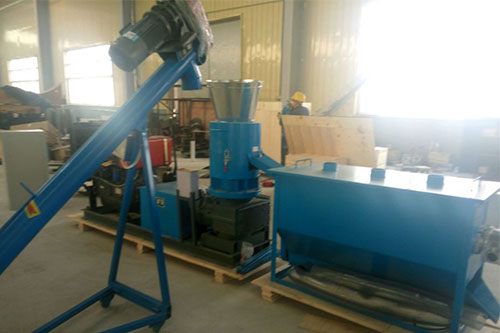 Screw conveyor and diesel pellet machine project