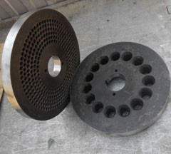 flat die of pellet mill for small scale pellets production