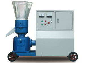 D-type wood pellet machine with fully covered electric motor